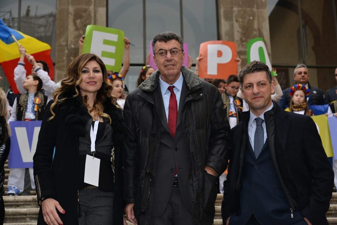 كوماي وحركة متحدون للوحدة، امسي ومع أكثر من 500 مشارك ومندوب دولي في تقديم EXPO2023 في  بلدية روما